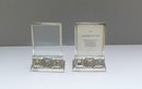 English Pair Sterling Nautical Menu Holders