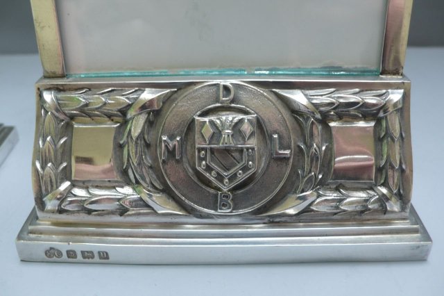 English Pair Sterling Nautical Menu Holders