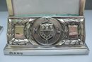 English Pair Sterling Nautical Menu Holders