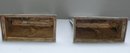 English Pair Sterling Nautical Menu Holders