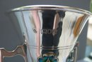English Sterling Silver / Enamel Vases
