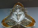 Victorian Silver Plate Triple Biscuit Box