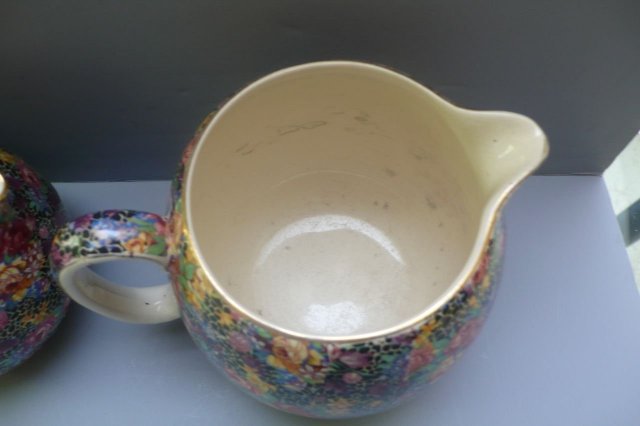 Royal Winton 3 Vintage Chintz Hazel Jugs