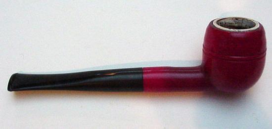 Bakelite Vintage Red and Blue Pipes