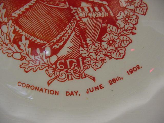 Commemorative: King Edward VII Coronation Plate