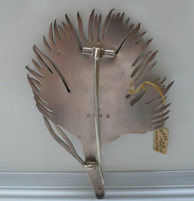 Victorian Sterling Large Kilt Brooch