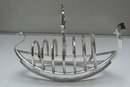 Victorian Silver Plate Gondola Toast Rack