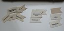 Sterling Silver Hallmarked Boxed Set of Buffet Flags