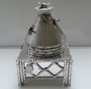 Rare Victorian Beehive Silver Plate Biscuit Box