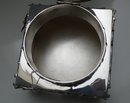 Rare Victorian Beehive Silver Plate Biscuit Box