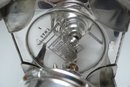 Deco Silver Plate Cube Kettle