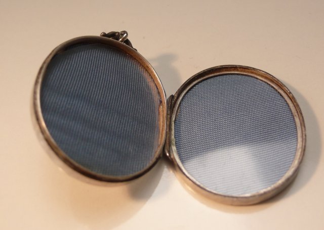 Victorian Sterling Silver Equestrian Locket
