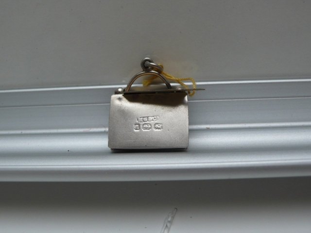 Victorian Sterling Silver Pocketbook Locket