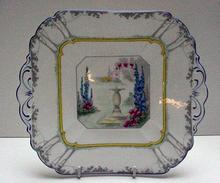 Shelley Queen Anne My Garden Sandwich Plate