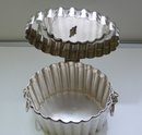 Silver PlateVictorian Oval Engraved Biscuit Box