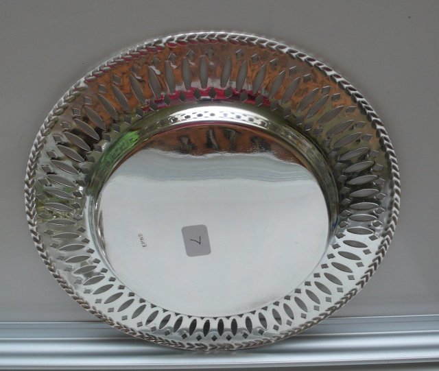 Victorian Silver Plate 2 Tier Cake Server