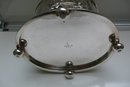 Victorian Silver Plate Oval Biscuit Box