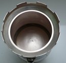 Victorian Silver Plate Castle Shaped Biscuit Box