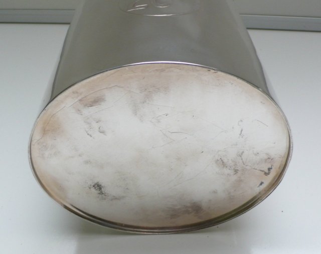 Victorian Silver Plate Cubelet Biscuit Box