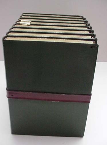 Victoroian Tin Book Biscuit Box