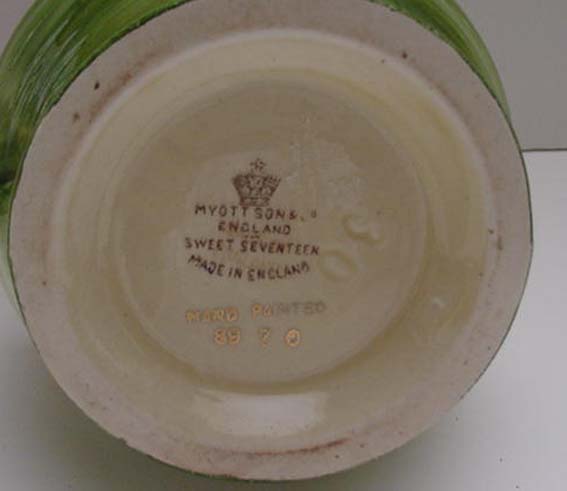 Myott Deco Little Girl Pitcher