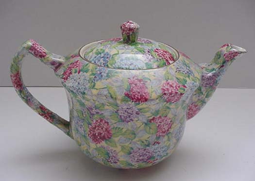 James Kent Vintage Hydrangea Teapot