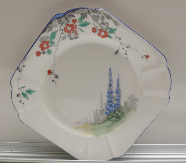 Shelley English Bone China Queen Anne Country Blue Bell Trio