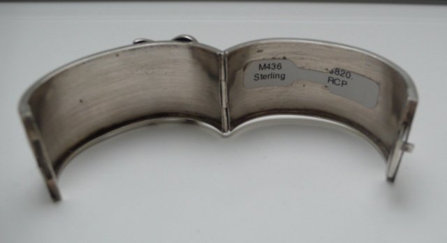 Victorian Sterling Silver Bangle