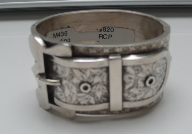 Victorian Sterling Silver Bangle