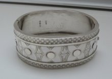 Victorian Sterling Silver Bangle