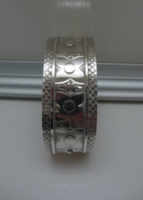 Victorian Sterling Silver Bangle