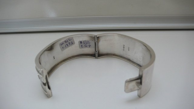 Victorian Sterling Silver Bangle