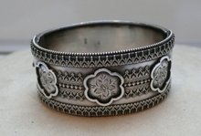 Victorian Sterling Silver Bangle