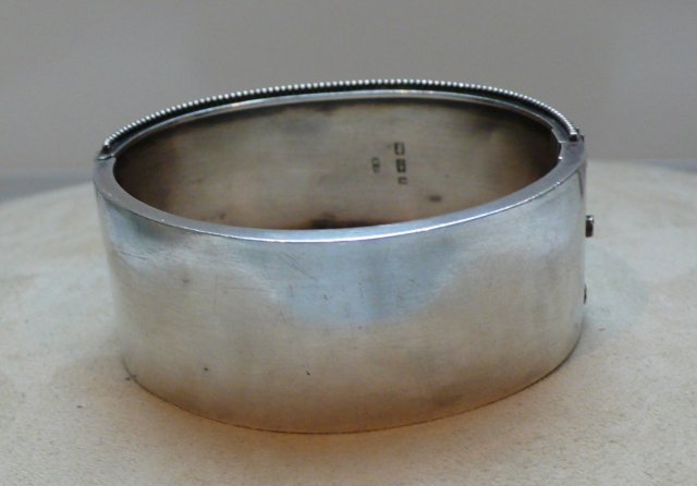 Victorian Sterling Silver Bangle