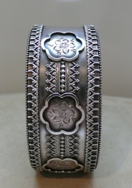 Victorian Sterling Silver Bangle