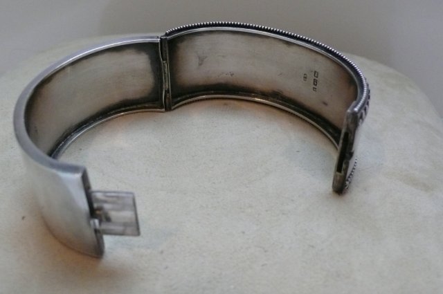 Victorian Sterling Silver Bangle