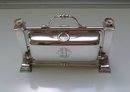 Victorian Silver Plate Small Slim Biscuit Box