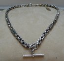 Victorian Sterling Silver Prince Albert Necklace