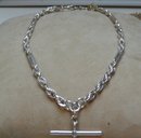 Victorian Sterling Silver Prince Albert Necklace