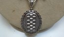 Victorian Sterling Silver Collar with Locket