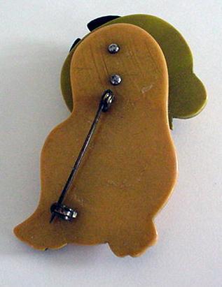Bakelite Vintage Owl Brooch