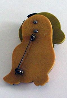 Bakelite Vintage Owl Brooch