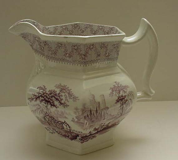 J&G Alcock English Ironstone Pitcher