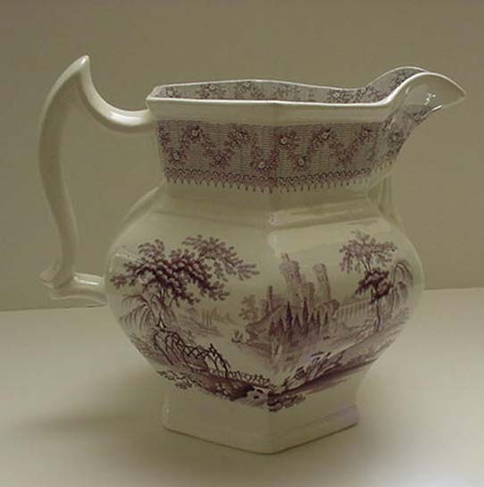 J&G Alcock English Ironstone Pitcher