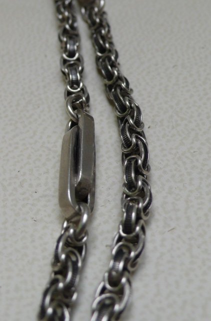 Victorian sterling Silver chain with stations