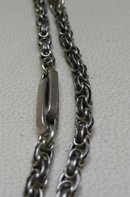 Victorian sterling Silver chain with stations