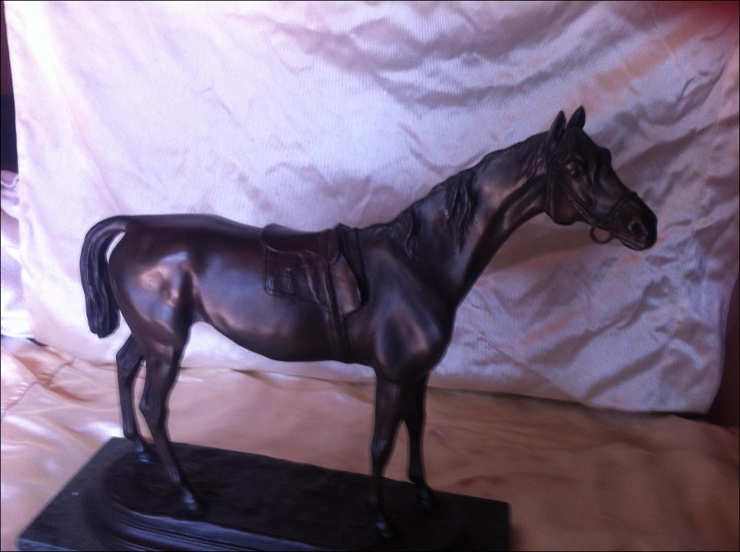 Jules Moigniez Bronze Horse Signed