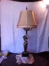 French Bronze Greek Figurals Candelabra Lamps