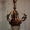 Mid 19th Century Dore' Bronze Chandelier