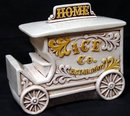 Treasure Craft Home Ice Co. Ice Wagon Vintage Remarkable Beautiful Cookie Jar